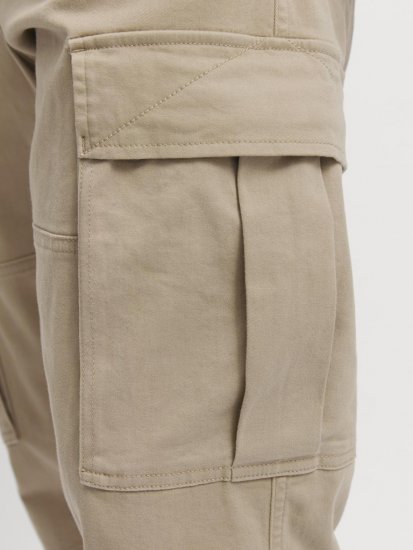 Jack & Jones Jonnie Cuffed Cargo Pants Beige - Дънки и панталони - мъжки Дънки и панталони големи размери