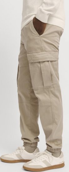 Jack & Jones Jonnie Cuffed Cargo Pants Beige - Дънки и панталони - мъжки Дънки и панталони големи размери