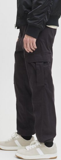 Jack & Jones Jonnie Cuffed Cargo Pants Black - Дънки и панталони - мъжки Дънки и панталони големи размери