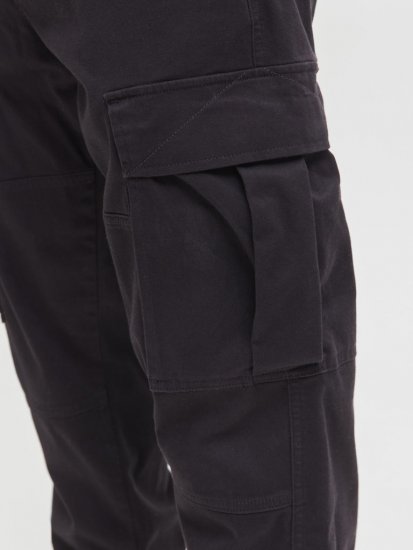 Jack & Jones Jonnie Cuffed Cargo Pants Black - Дънки и панталони - мъжки Дънки и панталони големи размери