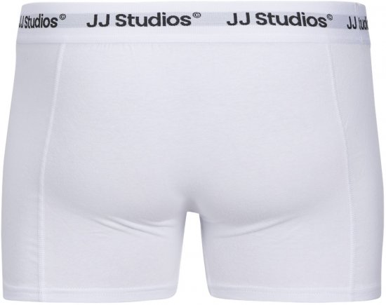 Jack & Jones Soho Solid Trunks 3-pack White/Grey/Black - Бельо & Бански шорти - Мъжко бельо големи размери