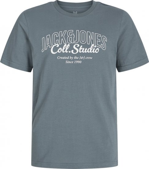 Jack & Jones Makoto T-shirt Grey - Тениски - мъжки тениски големи размери