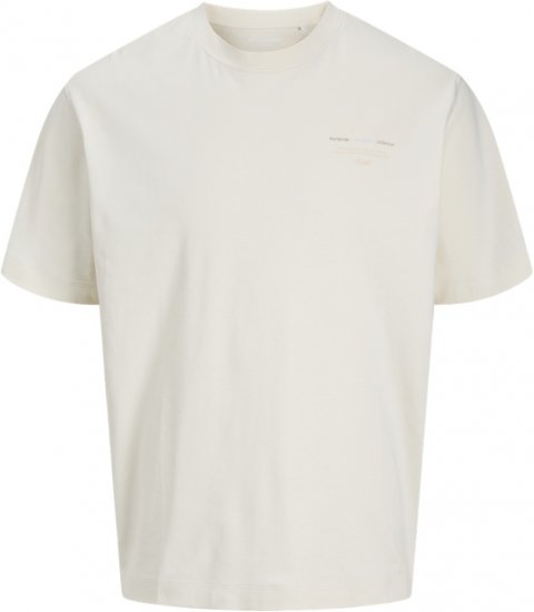 Jack & Jones Urban Edge Studio T-shirt White - Тениски - мъжки тениски големи размери