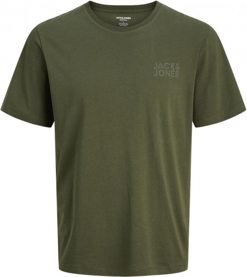 Jack & Jones CORP Logo T-Shirt Green - Тениски - мъжки тениски големи размери
