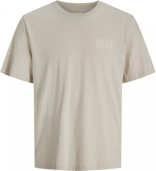 Jack & Jones CORP Logo T-shirt Grey - Тениски - мъжки тениски големи размери