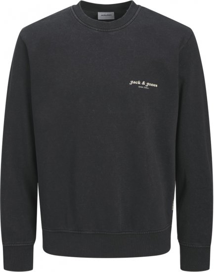 Jack & Jones Dover Sweatshirt Black - Суичъри & cуичъри с качулка - мъжки суичъри големи размери