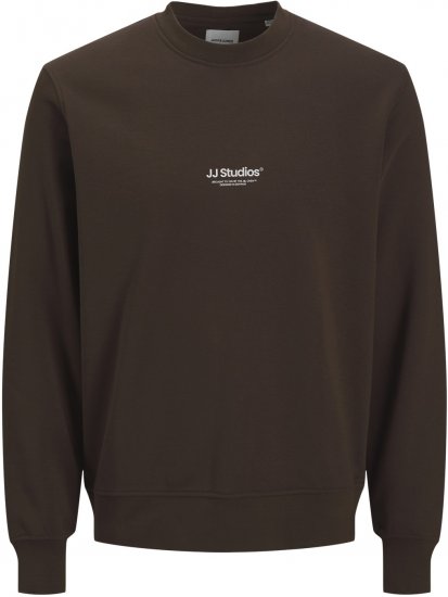 Jack & Jones Soho Sweatshirt Brown - Суичъри & cуичъри с качулка - мъжки суичъри големи размери