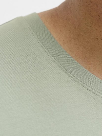 Jack & Jones Logo 2COL T-shirt Iceberg Green - Тениски - мъжки тениски големи размери