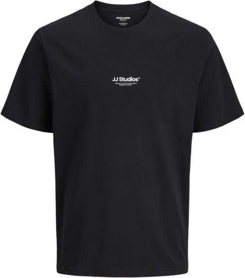 Jack & Jones Soho T-Shirt Black - Тениски - мъжки тениски големи размери