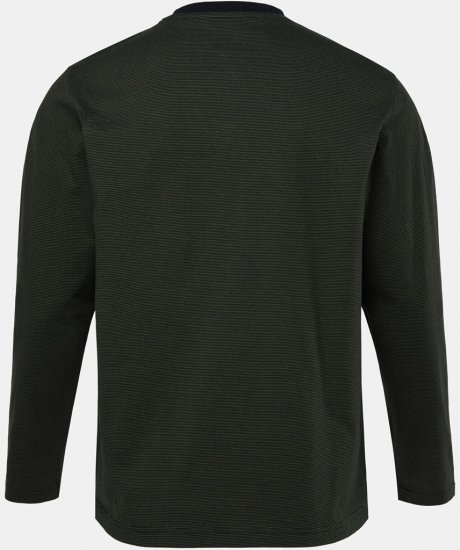JP1880 Pyjamas Two-piece Striped Dark Green - Бельо & Бански шорти - Мъжко бельо големи размери