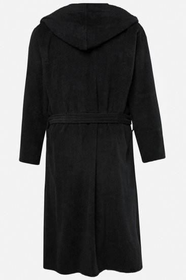 JP1880 Bathrobe Terry Black - Бельо & Бански шорти - Мъжко бельо големи размери
