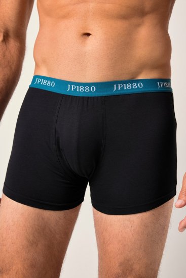 JP1880 FLEXNAMIC OEKO-TEX Boxer Shorts 2-Pack Black - Бельо & Бански шорти - Мъжко бельо големи размери