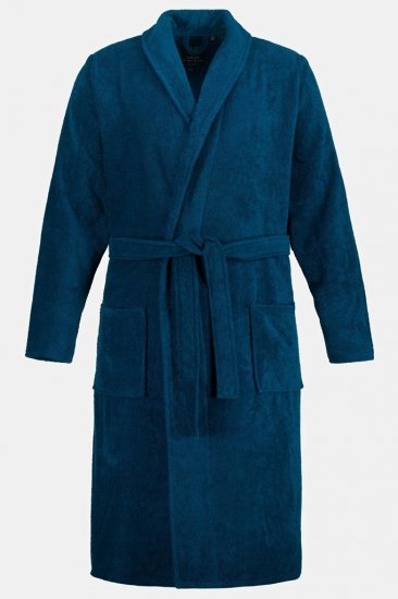 JP1880 Bathrobe Terry Navy - Халати за баня/xавлии - мъжки халати за баня големи размери