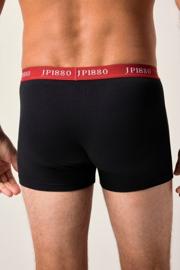 JP1880 FLEXNAMIC OEKO-TEX Boxer Shorts 2-Pack Black - Бельо & Бански шорти - Мъжко бельо големи размери