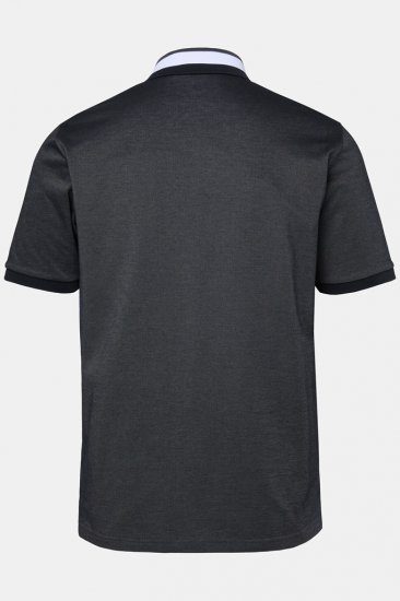 JAY-PI Quickdry Two-Tone Golf Poloshirt Black - Поло тениски - мъжки тениски с яка големи размери