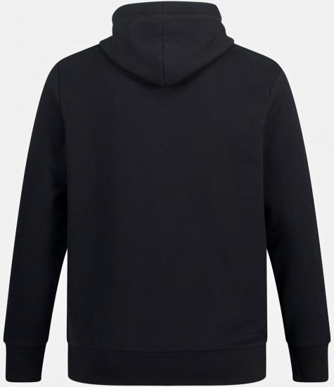 JAY-PI Hoodie with Soft Brushed Interior Black - Суичъри & cуичъри с качулка - мъжки суичъри големи размери