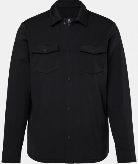 JAY-PI FLEXNAMIC® Sweat-Overshirt Black - Якета - мъжки якета големи размери