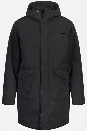 JP1880 Warm Parka with Wind Cuffs Black - Якета - мъжки якета големи размери