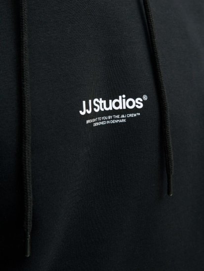 Jack & Jones Soho Hoodie Black - Суичъри & cуичъри с качулка - мъжки суичъри големи размери