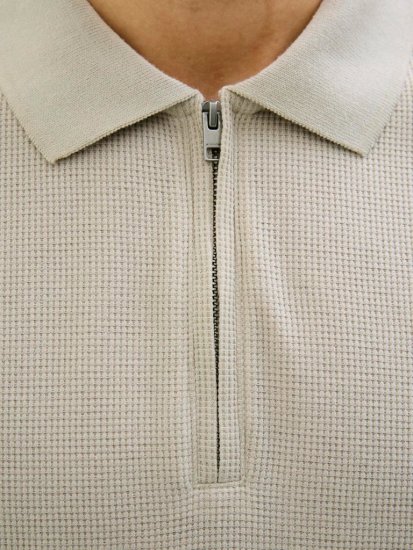 Jack & Jones Austin Polo Short Sleeve Grey - Поло тениски - мъжки тениски с яка големи размери