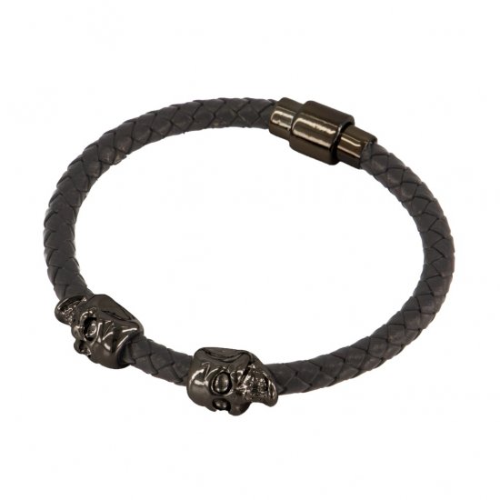 JP1880 Bracelet Skulls Black - Аксесоари - 