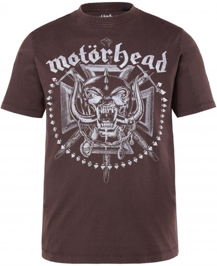 JP1880 Motörhead Soft Jersey Vintage T-Shirt Brown - Тениски на групи - 