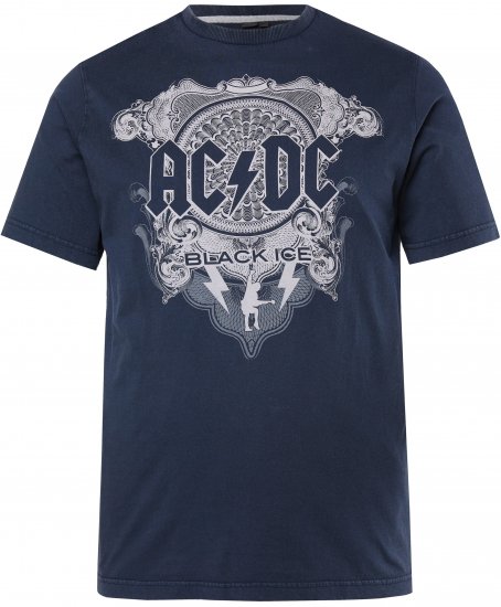 JP1880 AC/DC Black Ice T-Shirt Navy - Тениски на групи - 