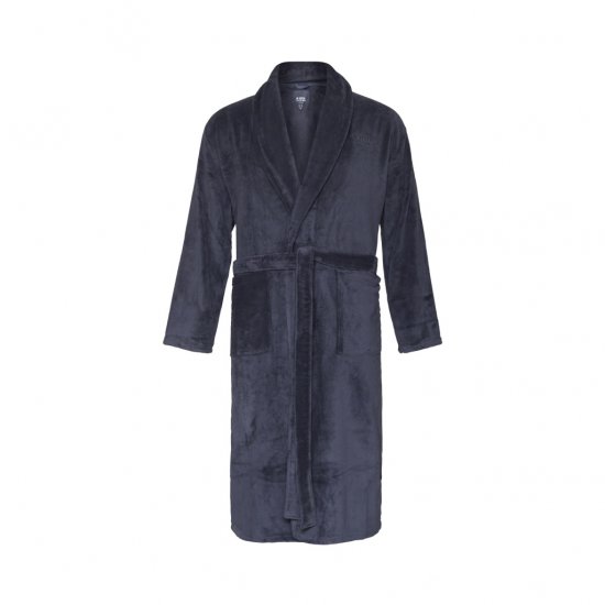 North Latitude Bathrobe Navy Blue - Халати за баня/xавлии - мъжки халати за баня големи размери