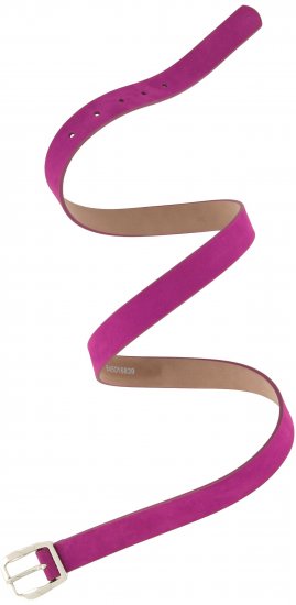 Ulla Popken Soft Suede Belt Purple - Дамски колани - 