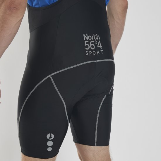 North Latitude Bike Shorts With Suspenders Black TALL - Спортни дрехи & Връхно облекло - мъжки спортни екипи големи размери