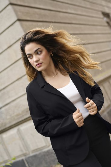 Kaffe Curve Sakira Сако Дълбоко Черно - Блейзери - 