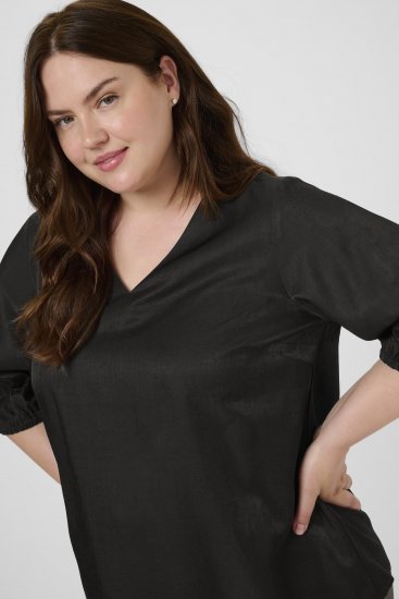 Kaffe Curve Ada Blouse Black - Блузи - 