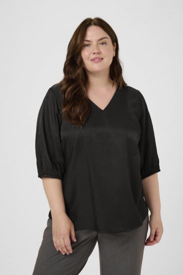 Kaffe Curve Ada Blouse Black - Блузи - 