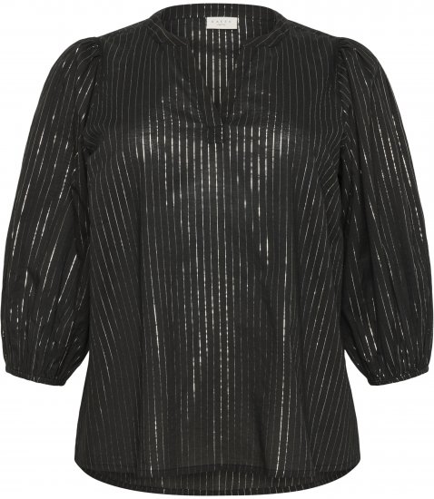 Kaffe Curve Luisa Blouse Black Deep - Блузи - 