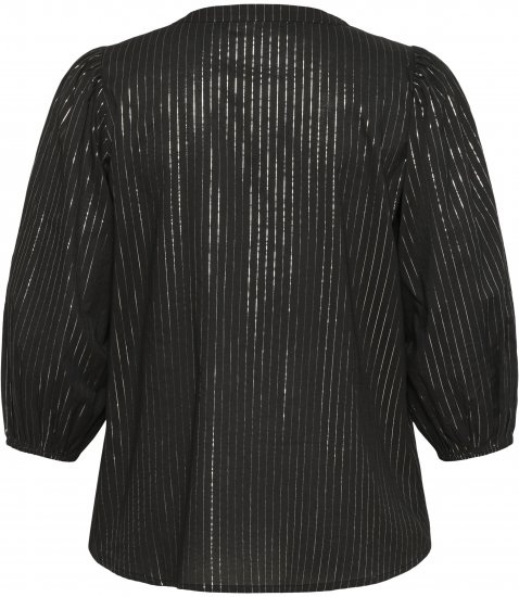 Kaffe Curve Luisa Blouse Black Deep - Блузи - 