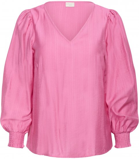 Kaffe Curve Sofia Blouse Pink Power - Блузи - 