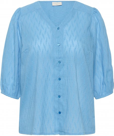 Kaffe Curve Gabby Blouse Azure Blue - Блузи - 