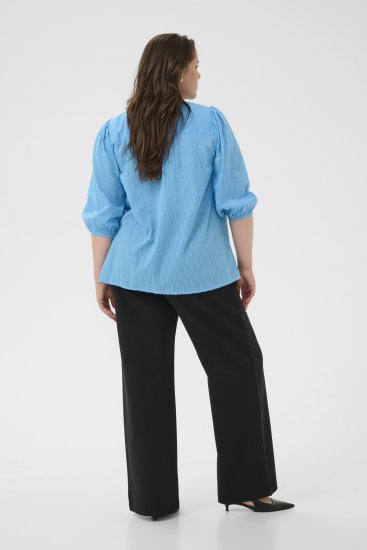 Kaffe Curve Gabby Blouse Azure Blue - Блузи - 