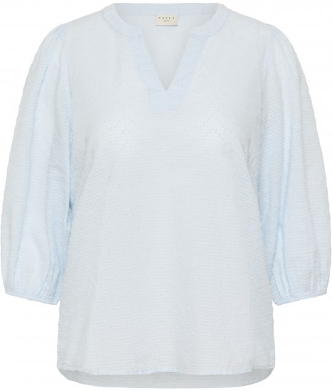 Kaffe Curve Penelopia Blouse Nantucket Breeze Blue - Блузи - 