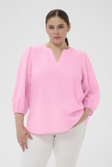 Kaffe Curve Penelopia Blouse Pink Frosting - Блузи - 