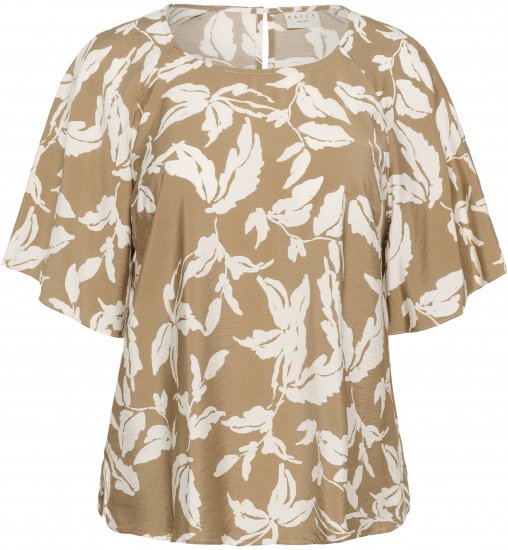 Kaffe Curve Marla Blouse Oak Chalk Leaf - Блузи - 