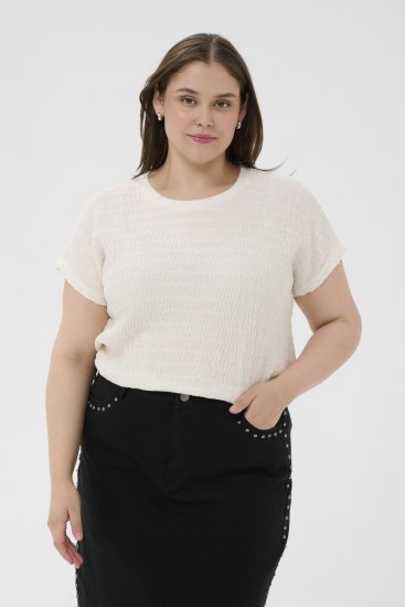 Kaffe Curve Felice Blouse Chalk - Блузи - 