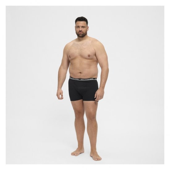 North Latitude 5-Pack Boxershorts Black - Боксерки - мъжки боксерки големи размери