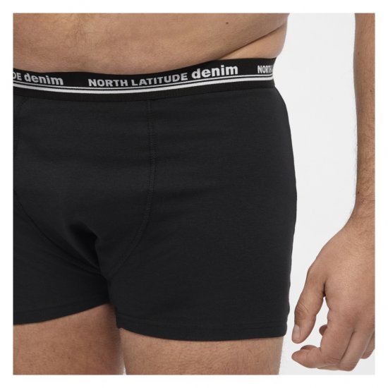 North Latitude 5-Pack Boxershorts Black - Боксерки - мъжки боксерки големи размери