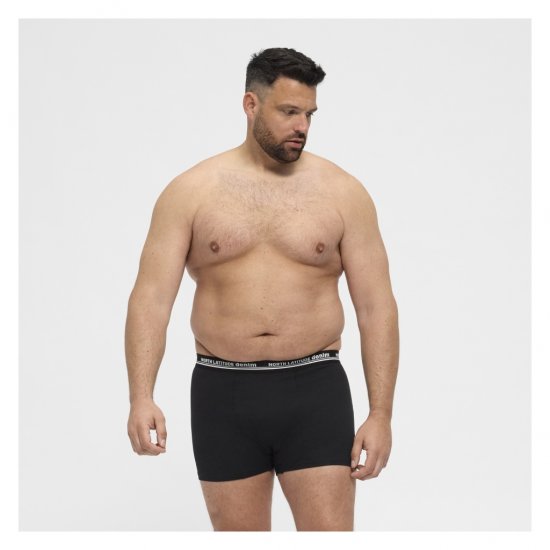 North Latitude 5-Pack Boxershorts Black - Боксерки - мъжки боксерки големи размери