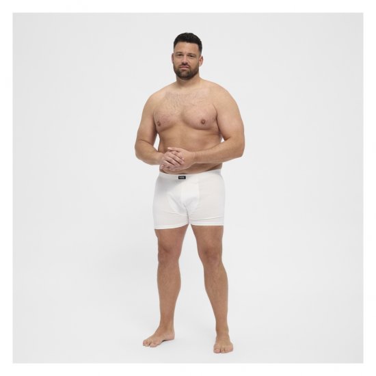 North Latitude Trunks Underwear White - Боксерки - мъжки боксерки големи размери