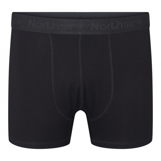 North Latitude Bamboo 2-Pack Trunks Black - Боксерки - мъжки боксерки големи размери