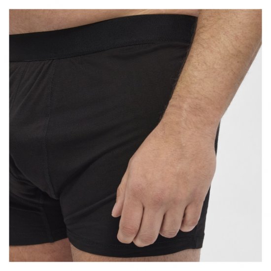 North Latitude Bamboo 2-Pack Trunks Black - Боксерки - мъжки боксерки големи размери