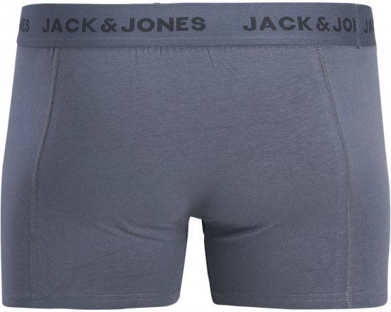 Jack & Jones jeremiah Solid Trunks 3-Pack Navy Blazer - Бельо & Бански шорти - Мъжко бельо големи размери