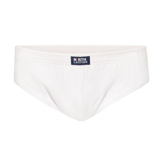 North Latitude Brief Underwear White - Слипове - мъжки слипове големи размери